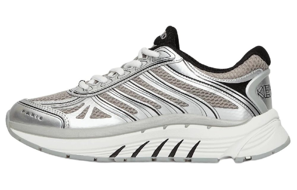 KENZO Pace Metallic Mesh Sneakers