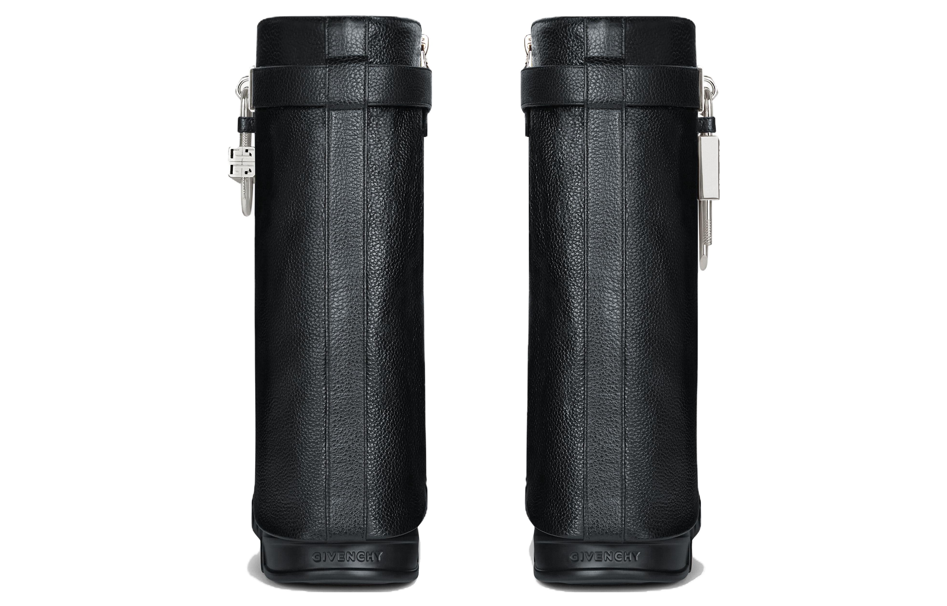 Givenchy Shark Lock Ankle Boots 8cm Women's Black