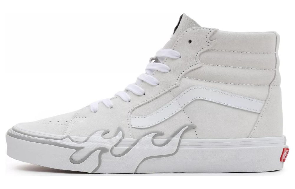 Vans Sk8 Hi 'Flame   White'