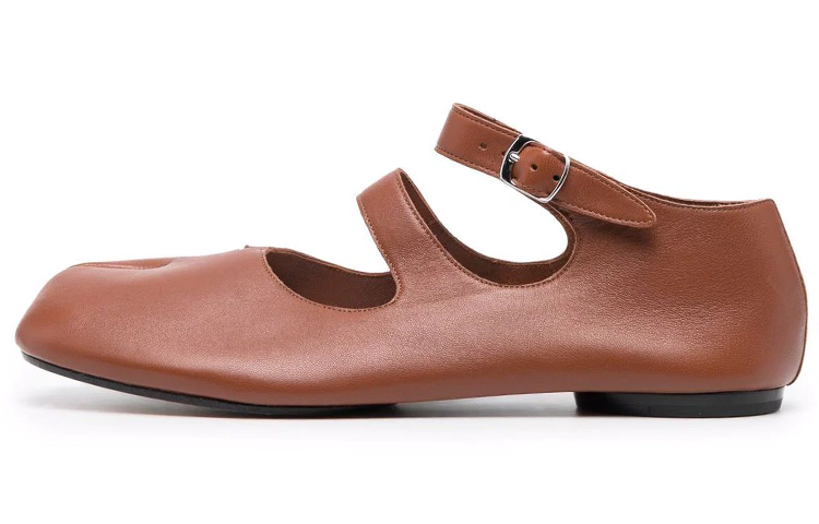 Maison Margiela Tabi Leather Ballerina Shoes
