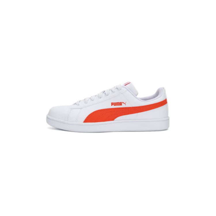 PUMA Up Anti Slip Wear Resistant Low Top Skateboard Shoes Unisex White Red
