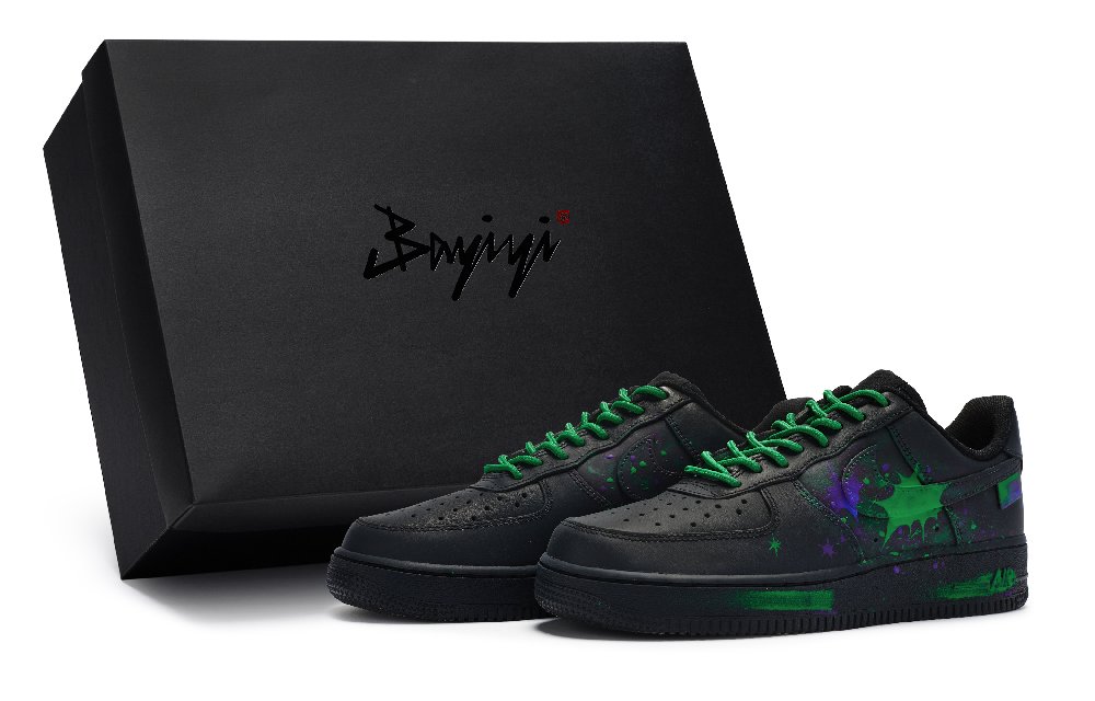 Nike Air Force 1 Skateboard Shoes Unisex Low-Top Green/Black
