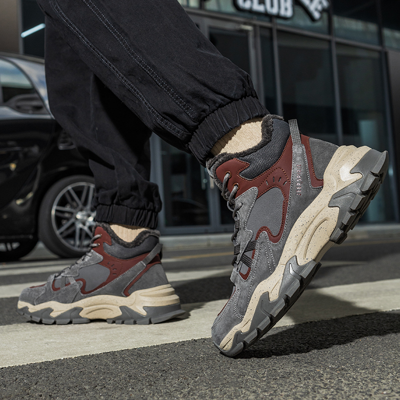 JEEP SPIRIT Short Outdoor Boots Men's Volcanic Gray купить в интернет-магазине Yoocart с быстрой доставкой по России.