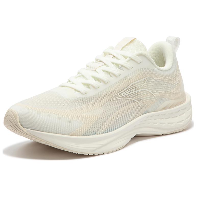 361° Cushioning Wear-Resistant Low-Top Sprint Running Shoes Men's Ecru