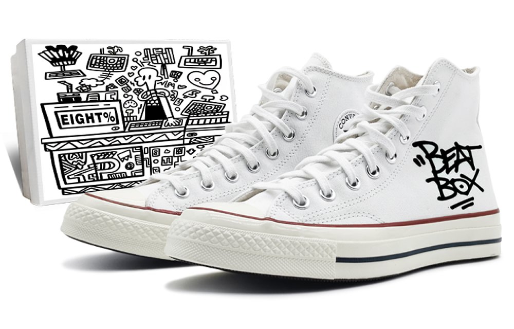 Converse 1970s Chuck Taylor High-Top Canvas Shoes Unisex Ecru