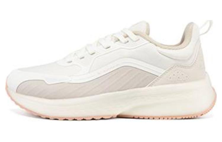 361° Cushioning Wear-Resistant Low-Top Running Shoes Women's Ecru