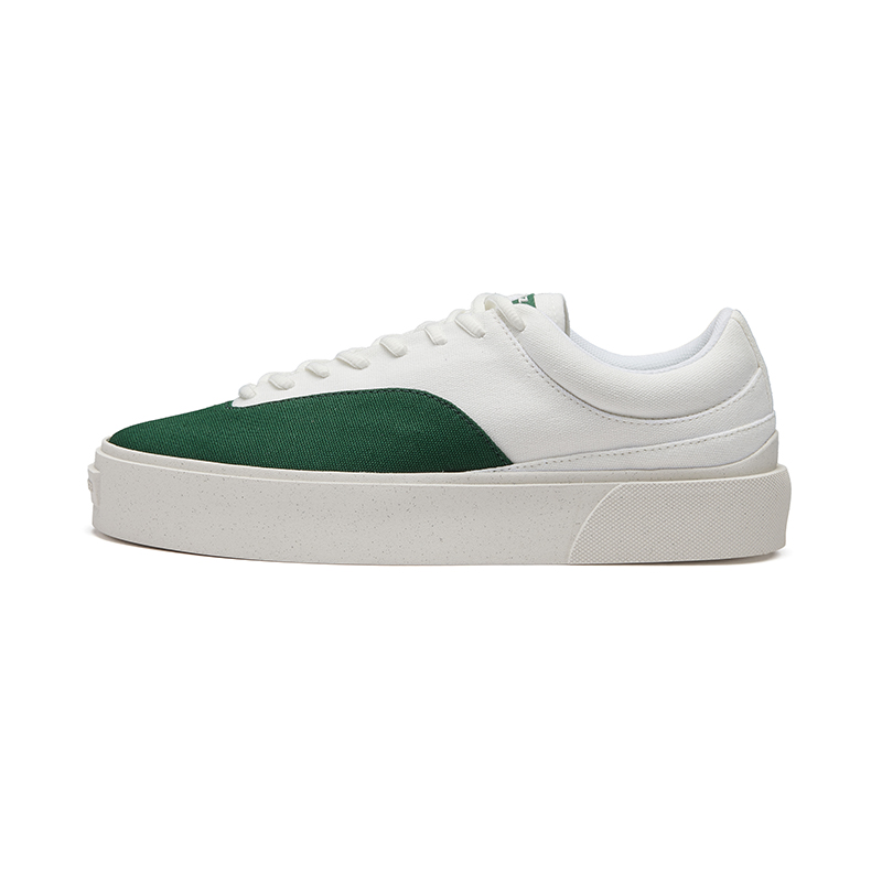 EQLZ EQUALIZER Fault 22LO Wear-Resistant Low-Top Skateboard Shoes Unisex Aurora White Pacific Green