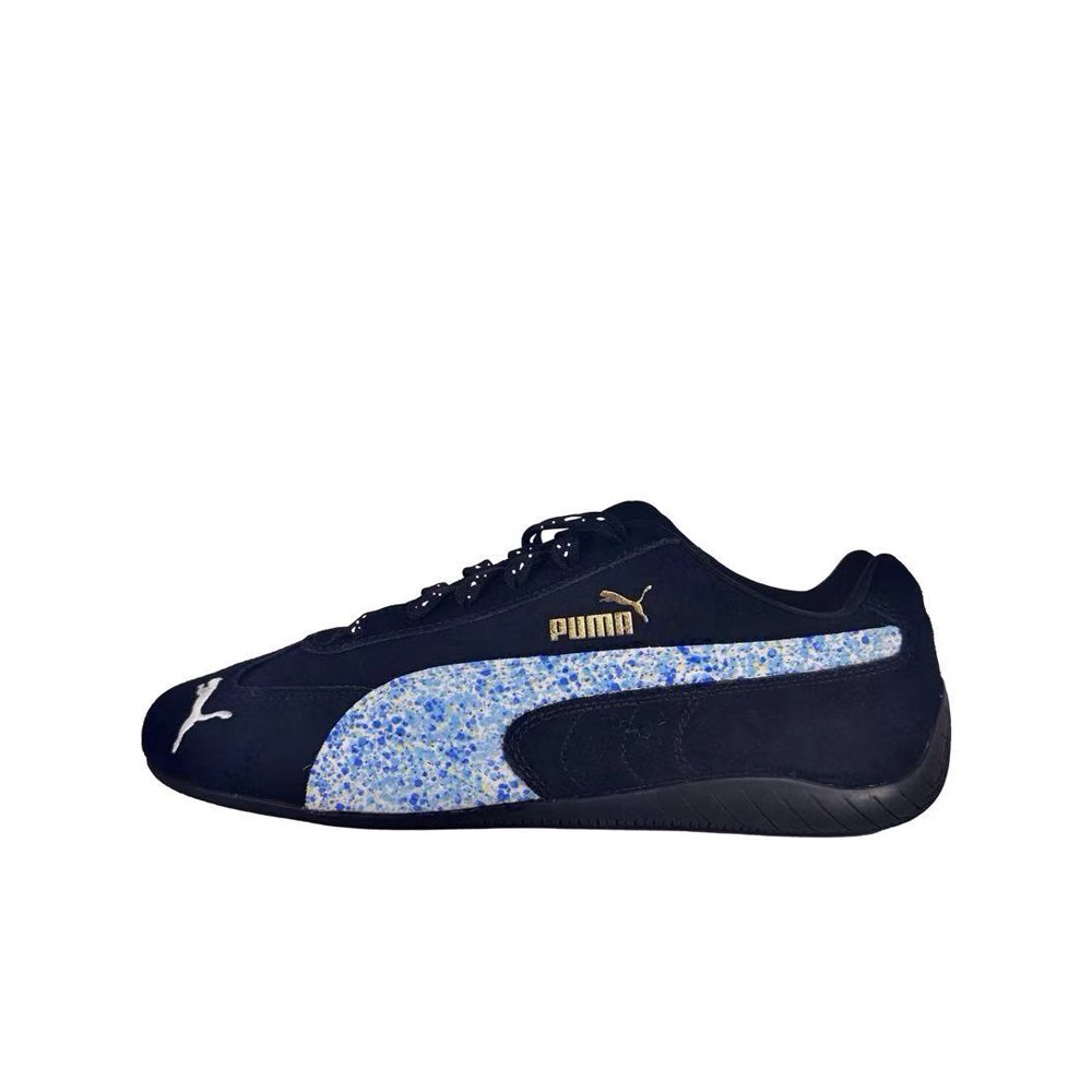 PUMA Speedcat Anti-Slip And Wear-Resistant Lightweight Low-Top Casual Shoes Unisex Blue