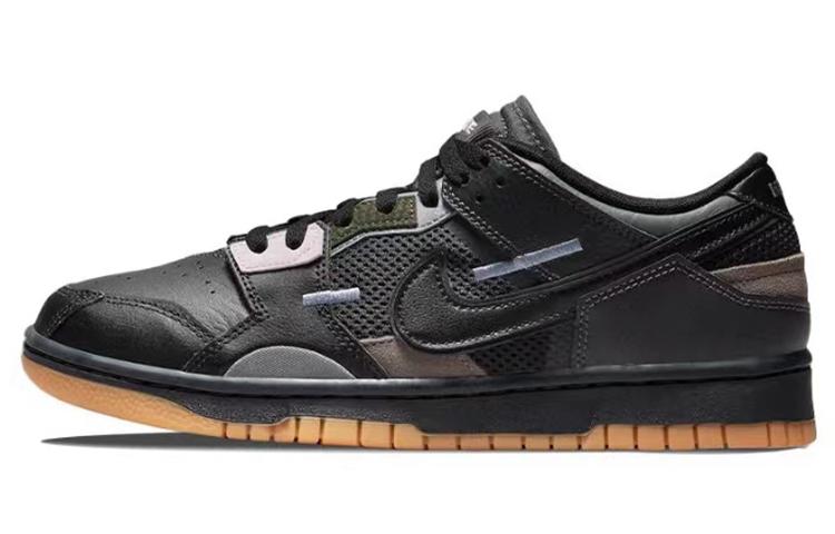 Nike Dunk Low Low-Top Skateboard Shoes Men's Black White