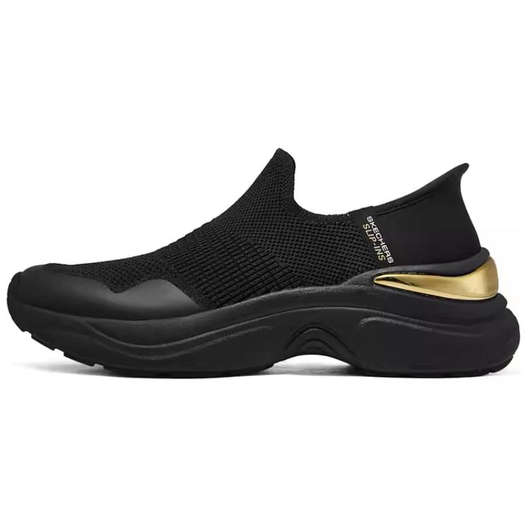 Skechers Slip Ins Low Top Casual Shoes Women's Black