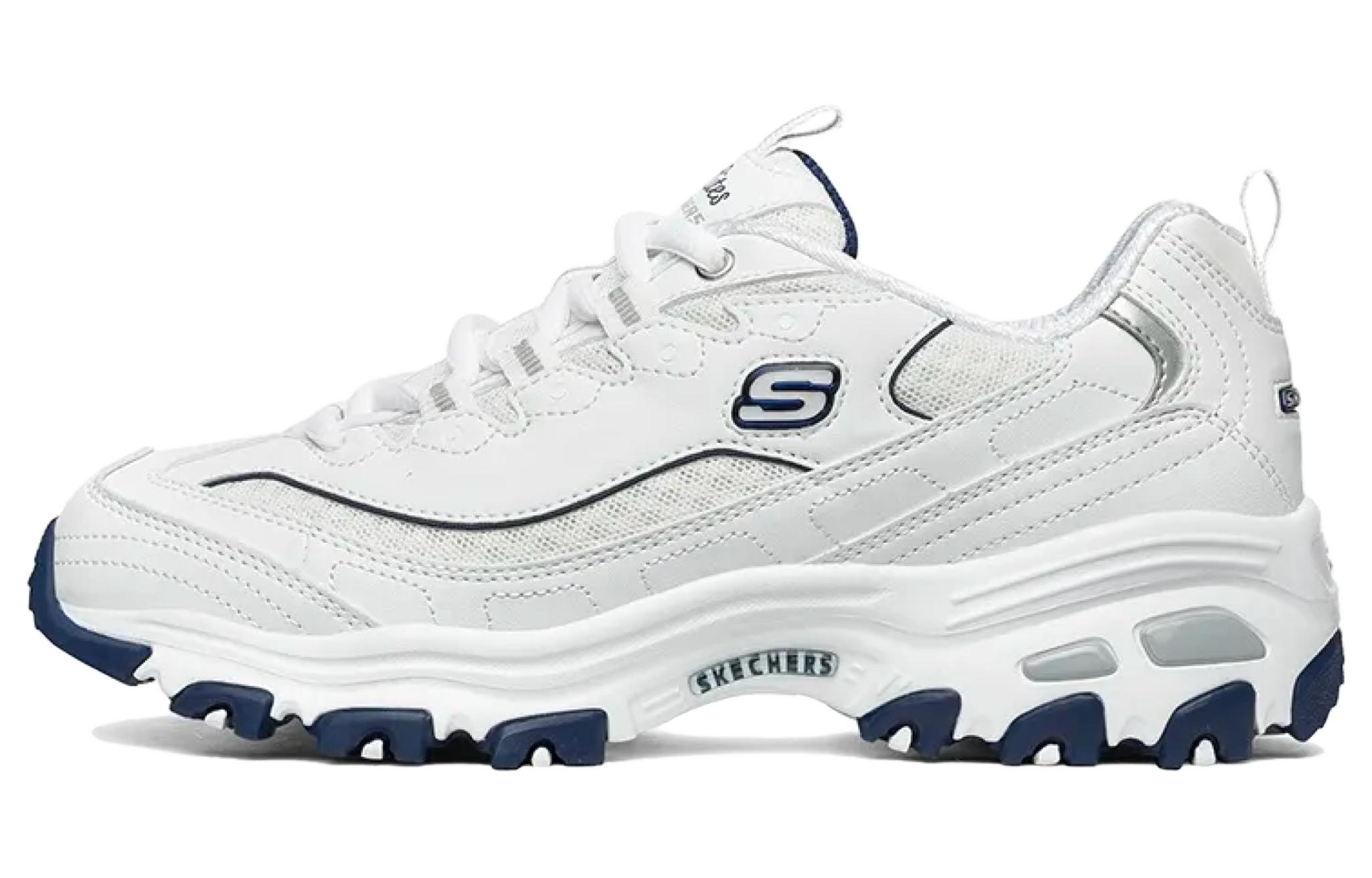 Skechers D'LITES 1.0 Low Top Chunky Sneakers Women's White купить в интернет-магазине Yoocart с быстрой доставкой по России.