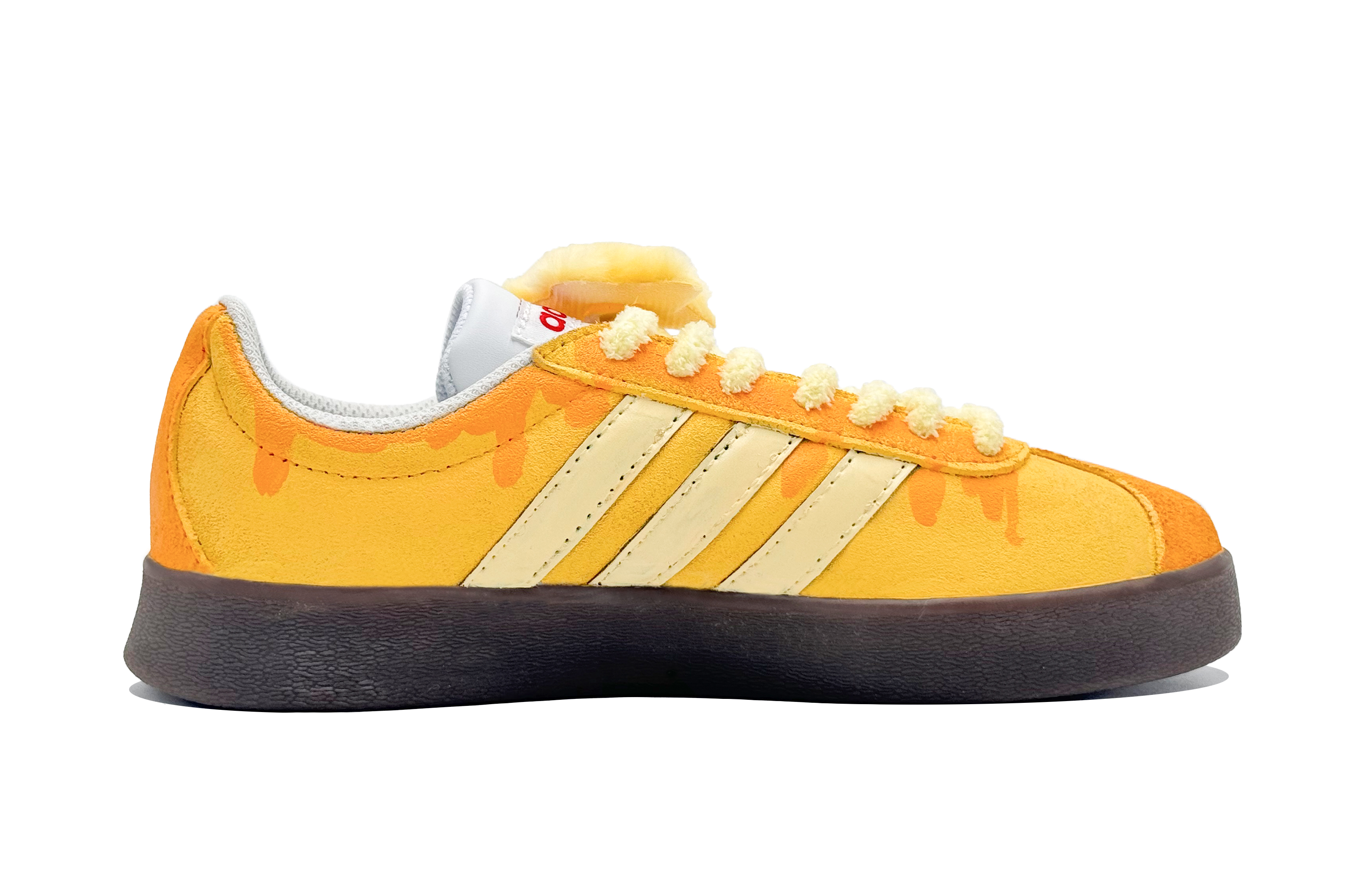 Adidas VL COURT 2.0 Lifestyle Star Dream Soft Footwear Abrasion Resistant Low top Skateboard Shoes Women's Orange купить в интернет-магазине Yoocart с быстрой доставкой по России.