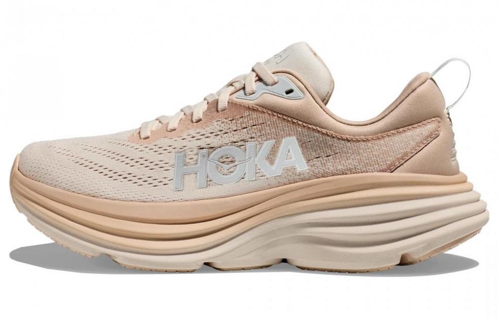 HOKA ONE ONE Bondi 8 Shifting Sand Eggnog Women's