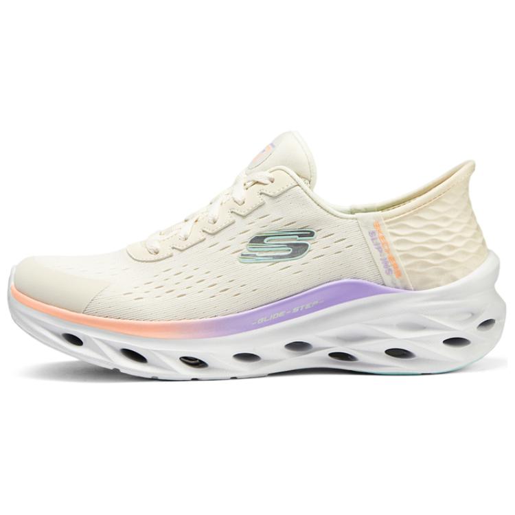 Skechers Cushioning Low-Top Casual Running Shoes Women's White