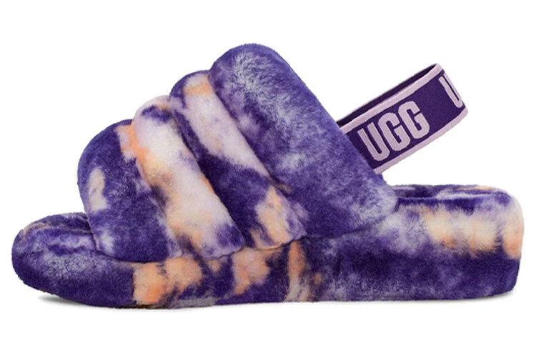 UGG Fluff Yeah Slide Marble 'Violet Night' Women's