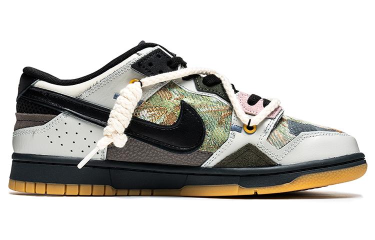 Nike Dunk Low Low-Top Skateboard Shoes Men's Black White