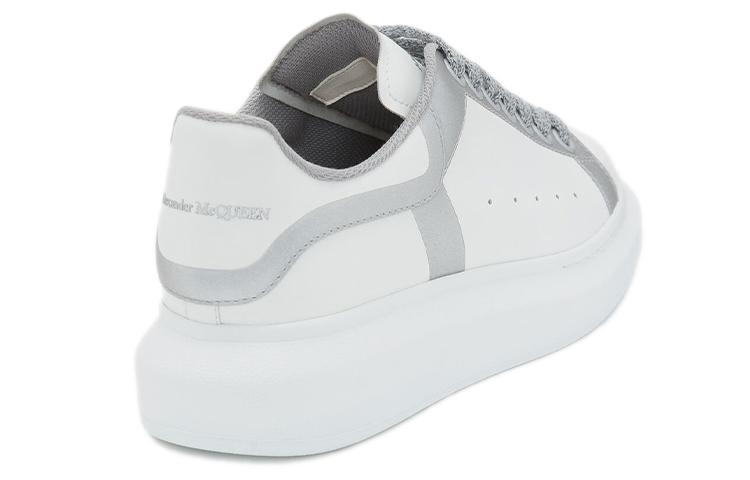 Alexander McQueen Oversized Sneakers 'White Silver' Women's