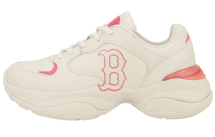 MLB Big Ball Chunky Cookie Anti-Slip Wear-Resistant Low-Top Chunky Sneakers Unisex Pink