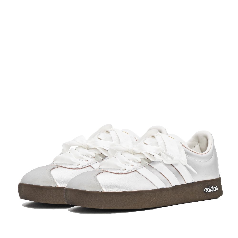 Adidas Neo VL Court 2.0 Galaxy Kiss Slip Resistant Low Top Skateboard Shoes Unisex Silver