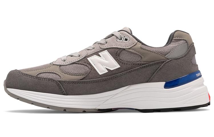 New Balance 992 Grey Blue Red
