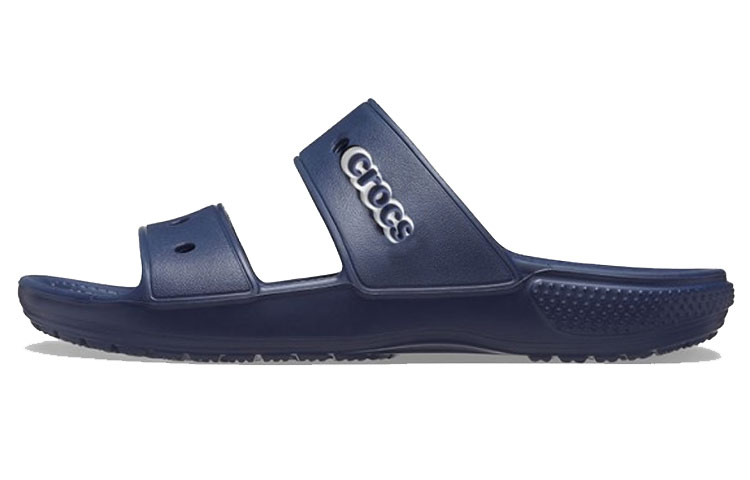 Crocs Classic Double Band Slide Sandals Navy