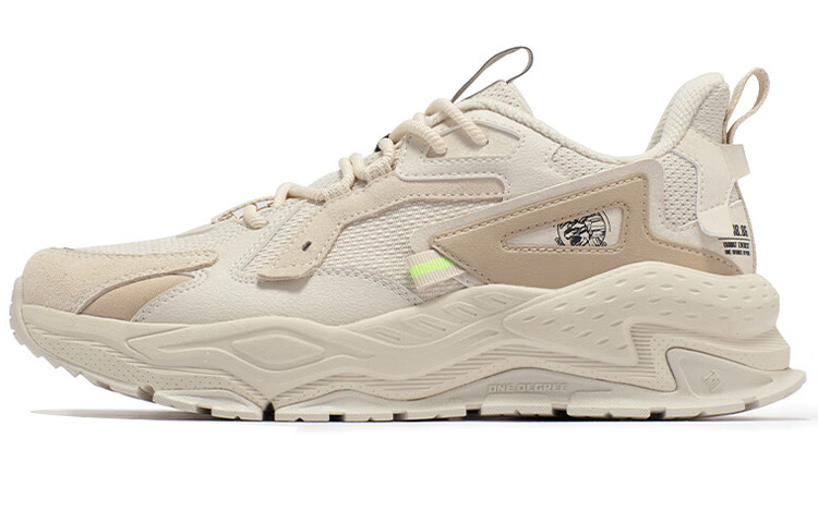 361° Yanwu 2.0 Lightweight, Wear resistant, And Non slip Low Top Sports Casual Shoes Wheat Brown