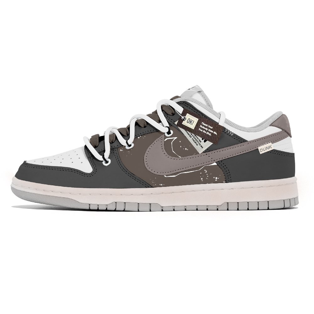 Nike Dunk Skateboard Shoes Unisex Low-Top Black