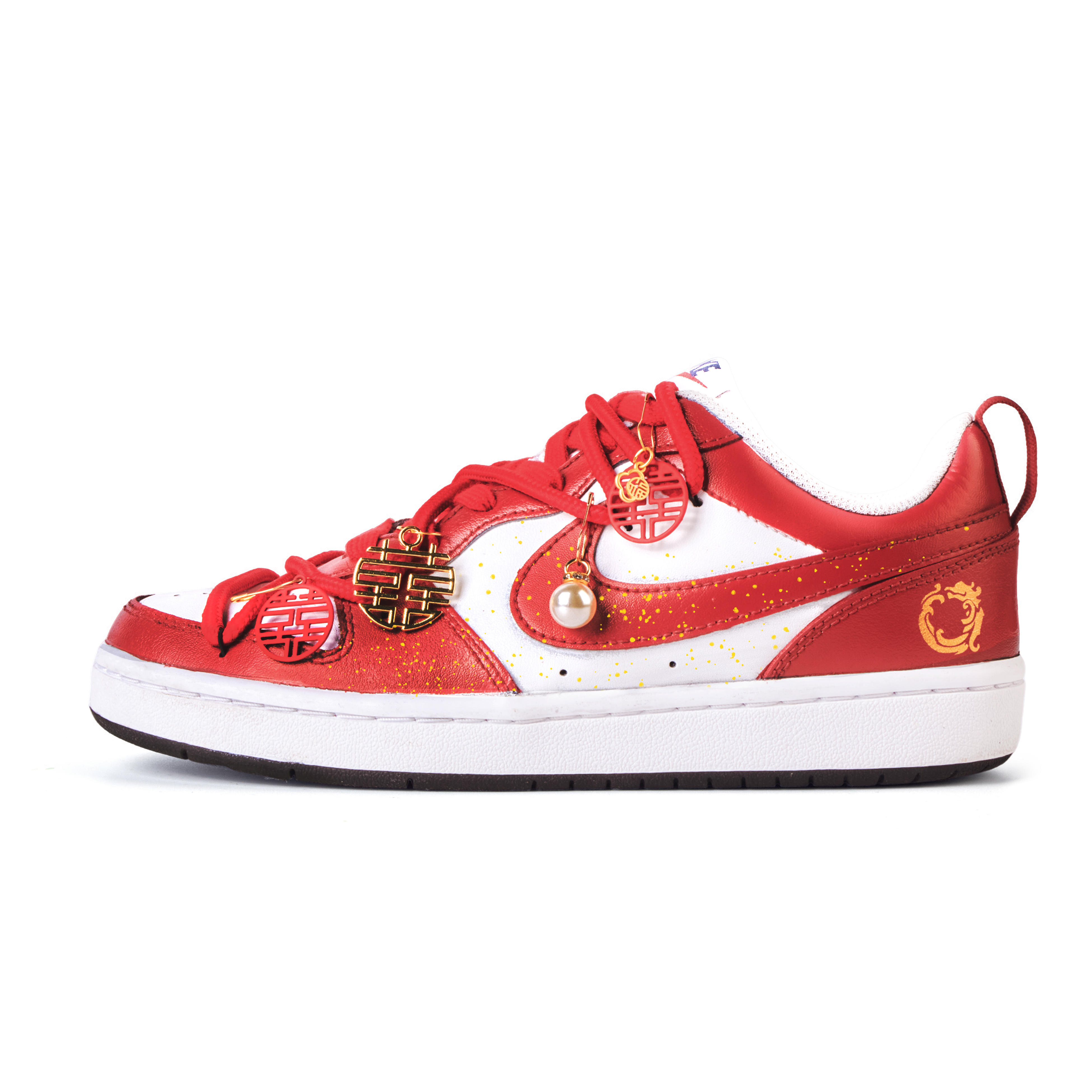 Nike Court Borough Anti Slip Wear Resistant Low Top Skateboard Shoes Women's Red купить в интернет-магазине Yoocart с быстрой доставкой по России.