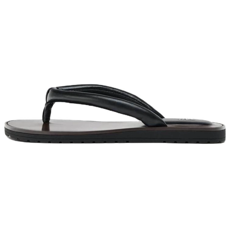 ZARA Abrasion Resistant Flip Flops Women's Black