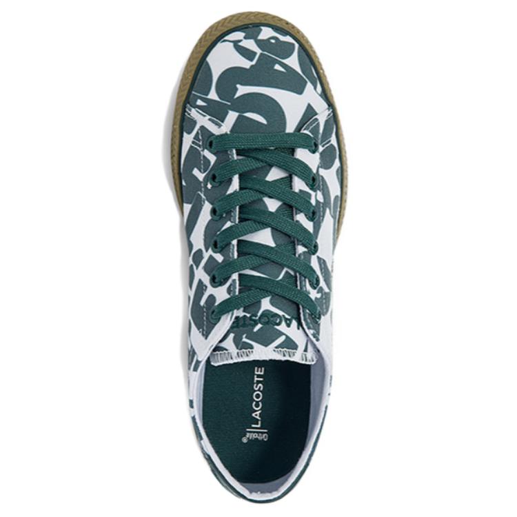 LACOSTE Low-Top Skateboard Shoes Women's White Green купить в интернет-магазине Yoocart с быстрой доставкой по России.