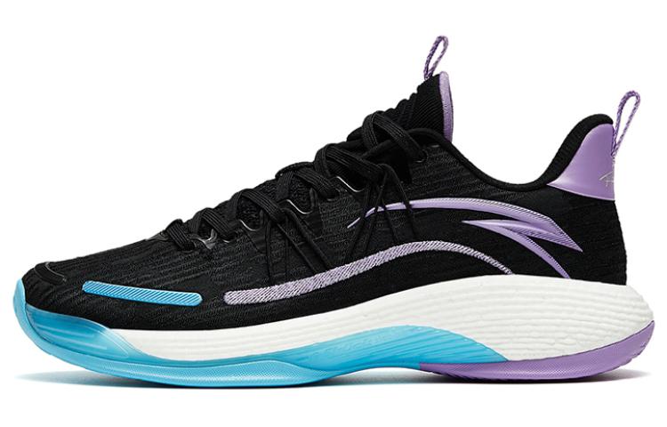 Anta Skyline Team Cushioning Anti-Slip And Wear-Resistant Low-Top Team Performance Basketball Shoes Lotus Purple