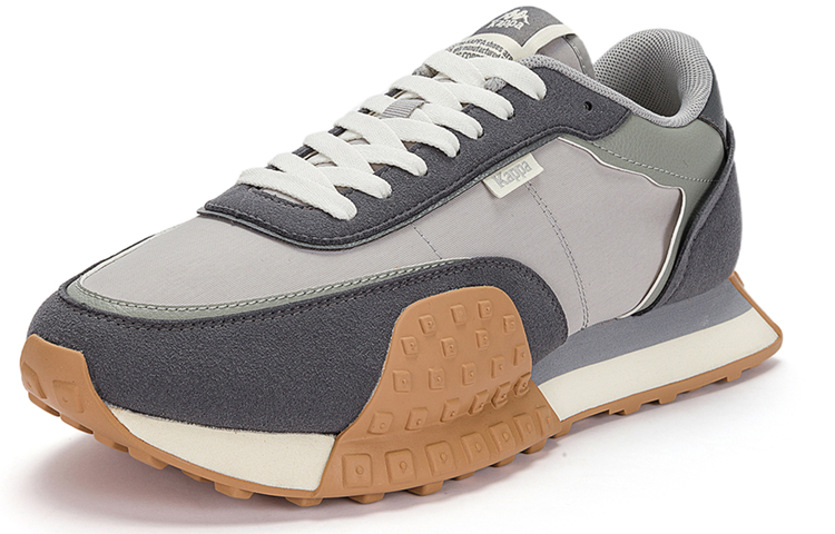 Kappa Anti Slip Wear Resistant Low Top Running Shoes Unisex Premium Gray купить в интернет-магазине Yoocart с быстрой доставкой по России.