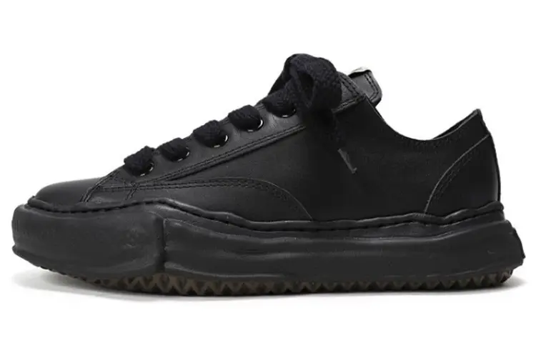 Maison MIHARA YASUHIRO Peterson OG Sole Leather Low Black