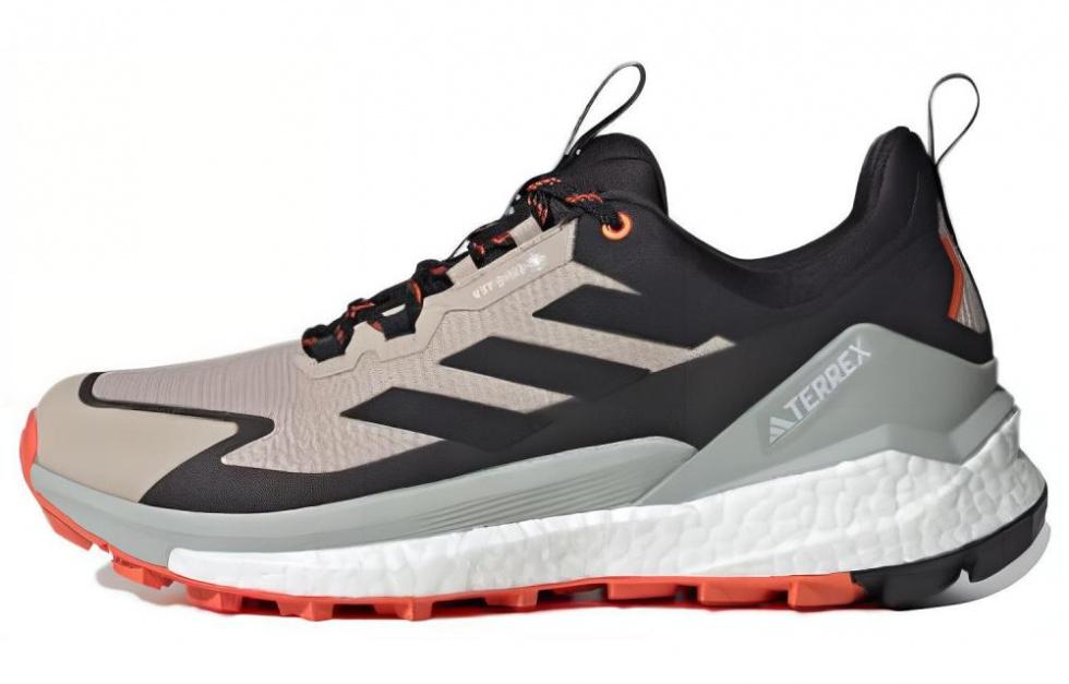 Adidas Terrex Free Hiker 2.0 Low Gore Tex Wonder Beige Core Black Semi Impact Orange