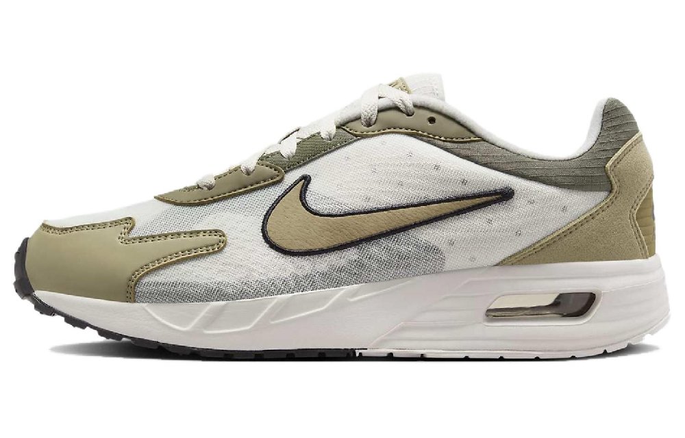 Nike Air Max SOLO Беговые кроссовки Низкие Бело-зеленые Мужские