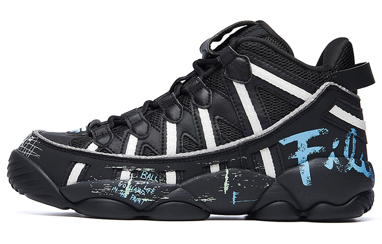 FILA FUSION Fila Spaghetti Vntg Gs Black/White/Blue Women's