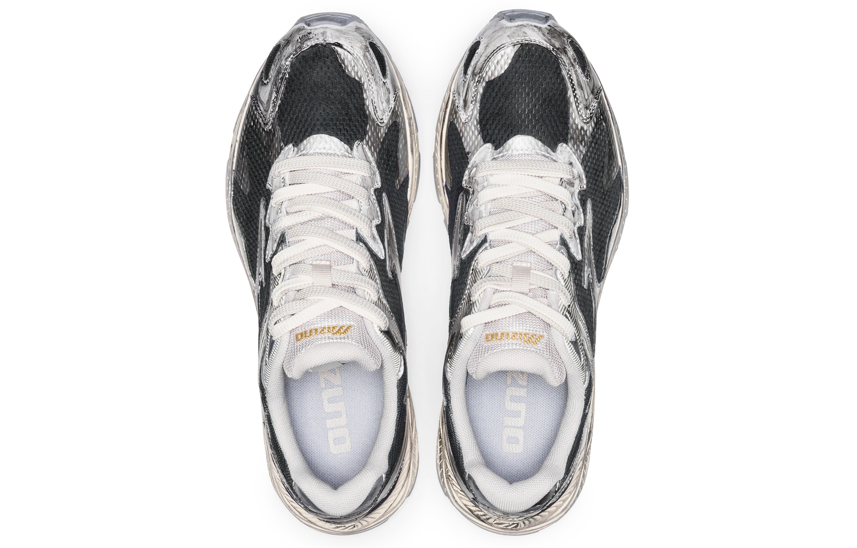 Mizuno Racer S Abrasion-Resistant Low-Top Casual Running Shoes Unisex Black Silver купить в интернет-магазине Yoocart с быстрой доставкой по России.