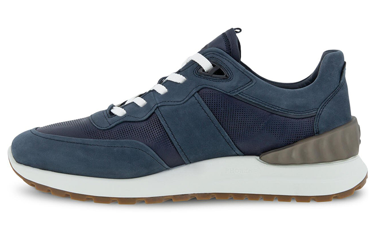 Ecco Astir Cushioning, Slip Resistant, Abrasion Resistant, Lightweight Low Top Casual Shoes Men's Deep Sea Blue