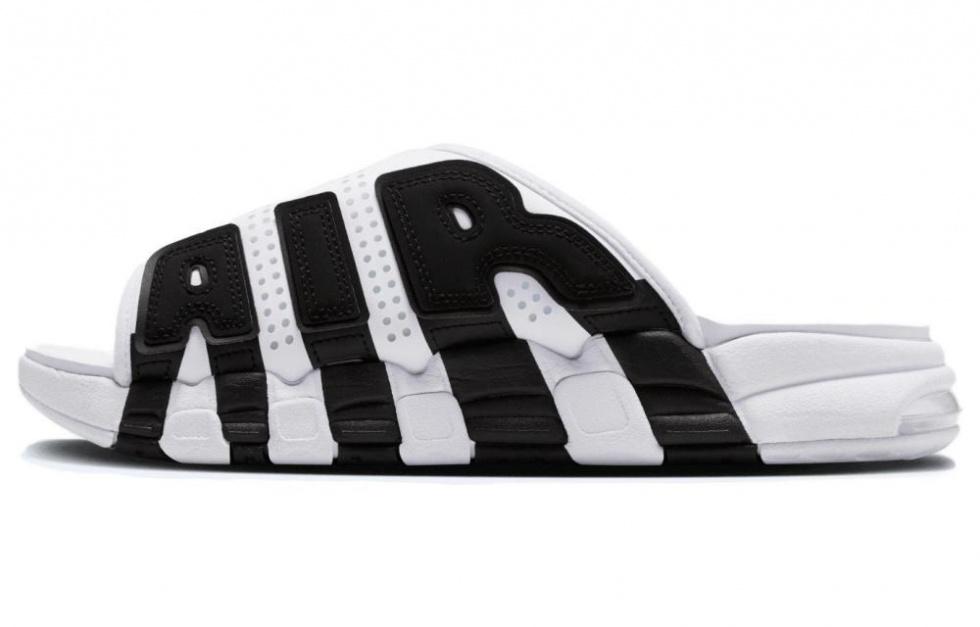 Nike Air More Uptempo Slide White Black Red