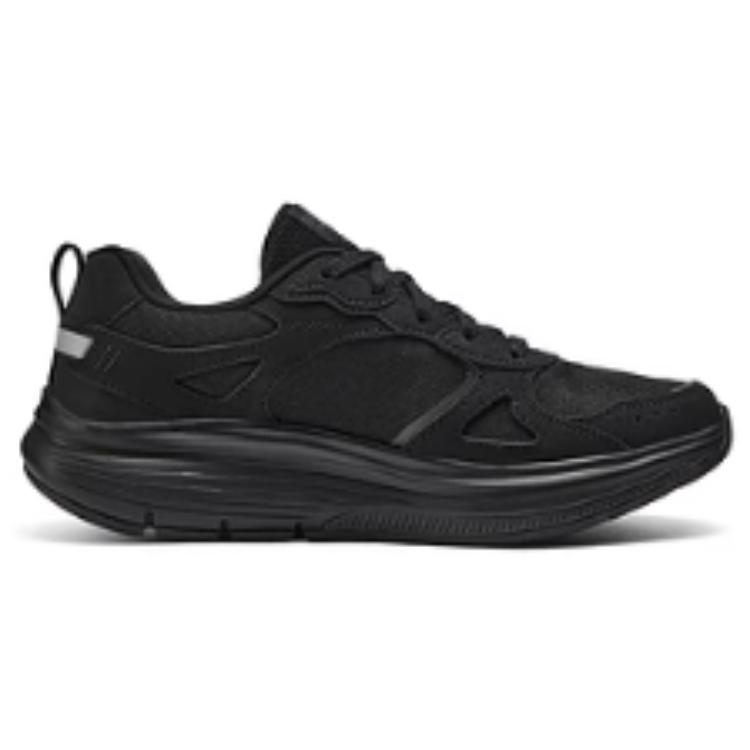 Skechers Cushioned Wear-Resistant Water-Resistant Low-Top Casual Running Shoes Women's Black купить в интернет-магазине Yoocart с быстрой доставкой по России.