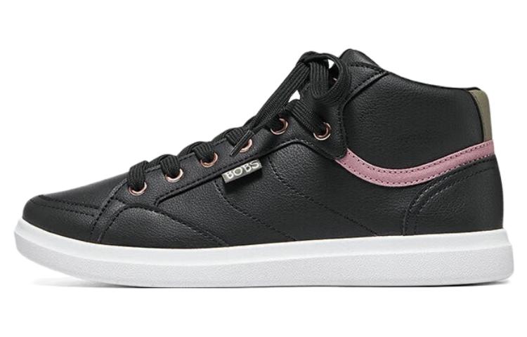 Skechers BOBS D'VINE Mid Top Skateboard Shoes Women's Black