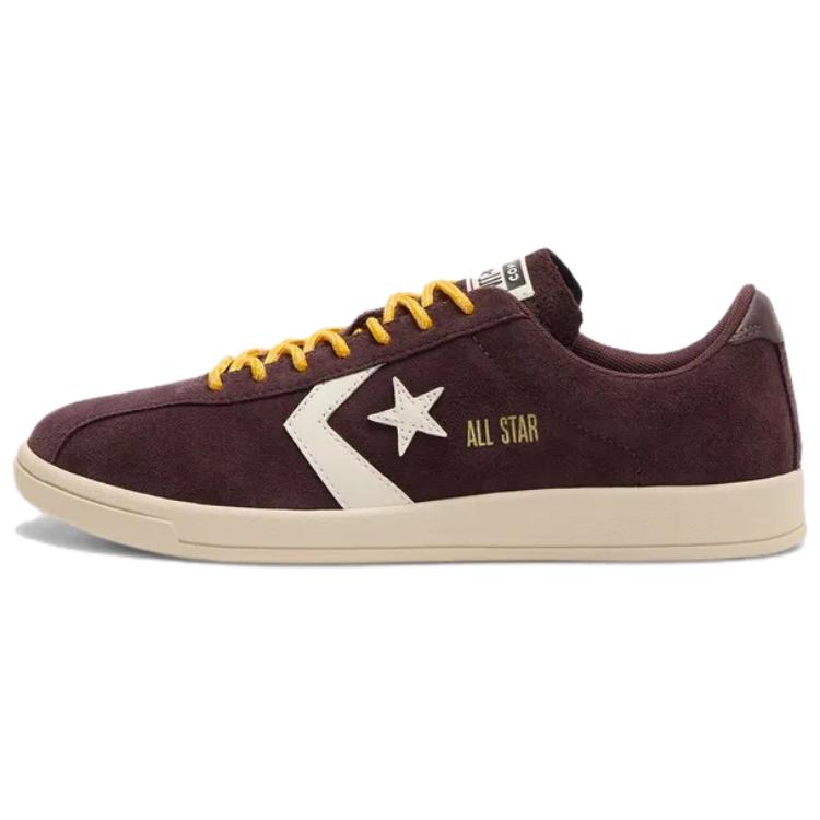 Converse Abrasion Resistant Low Top Skateboard Shoes Unisex Brown