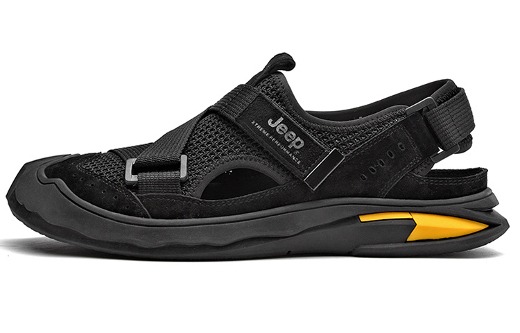 Jeep River Trekking Shoes Men Black