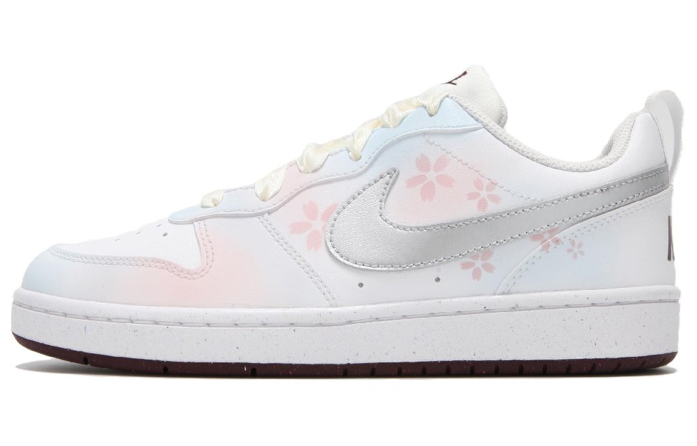 Nike Court Borough Wear-resistant And Lightweight Low-Top Skateboard Shoes Women's Pink