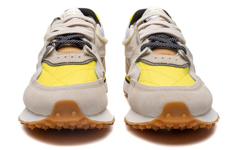 LiNing 001 Original Aspiration Breathable And Lightweight Low Top Casual Shoes Men's Gray Yellow купить в интернет-магазине Yoocart с быстрой доставкой по России.