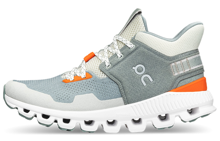On Cloud Hi Cushioning, Slip Resistant, And Abrasion Resistant Low Top Running Shoes Women's Gray Blue