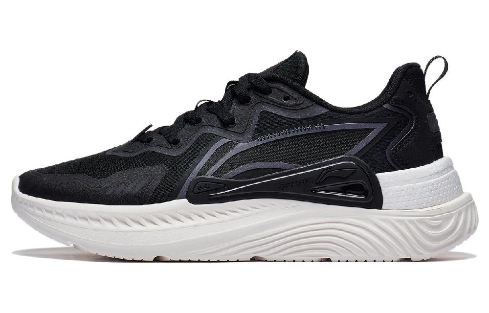 LiNing Qingyou Anti Slip Wear Resistant Low Top Sports Casual Shoes Men's Black
