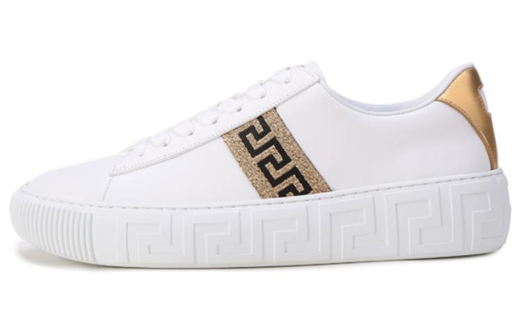 VERSACE Greca-print Flatform Sneakers