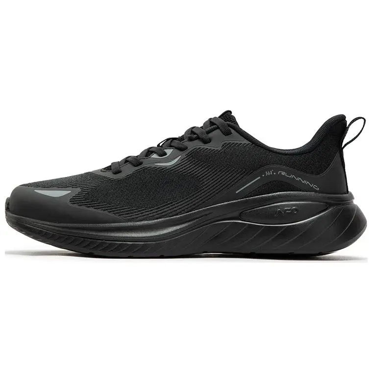 361° Cushioning Anti-Slip And Wear-Resistant Low-Top Running Shoes Men's Black
