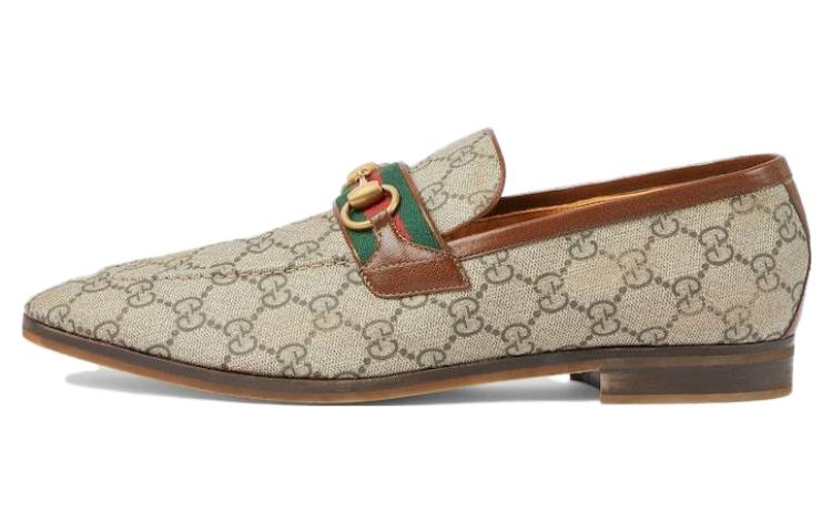 GUCCI Paride Moccasin 'GG Supreme Beige'